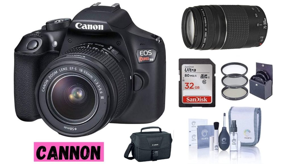 Most Valid Selection Of Canon DSLR Cameras Rebel T6