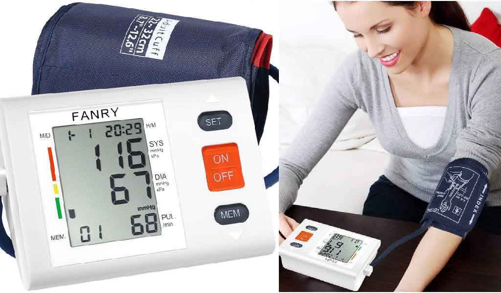 Blood Pressure Monitor Upper Arm,Accurate Automatic Digital Bp Machine with 8.7''-12.6''