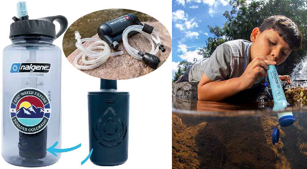 Portable Water Filtering Devices